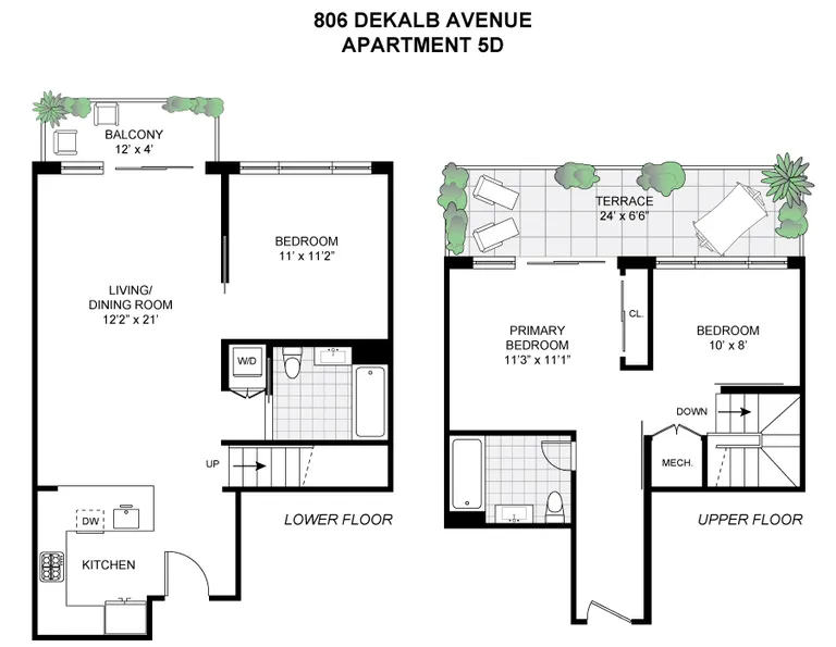 806 Dekalb Avenue, 5D | floorplan | View 15