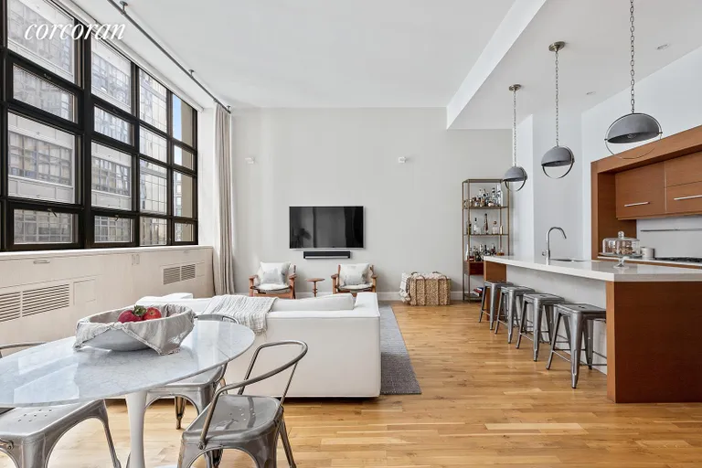 New York City Real Estate | View 360 Furman Street, 644 | Open Plan Living | View 2