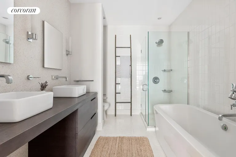 New York City Real Estate | View 360 Furman Street, 644 | Primary Bathroom | View 6