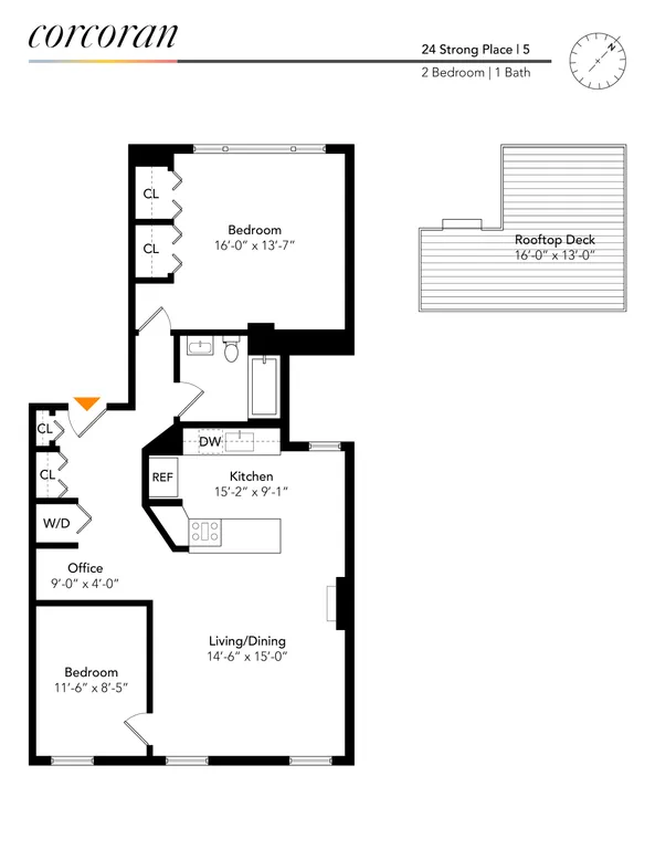 24 Strong Place, 5 | floorplan | View 15