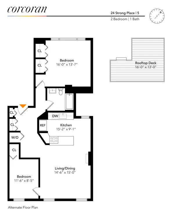 24 Strong Place, 5 | floorplan | View 16