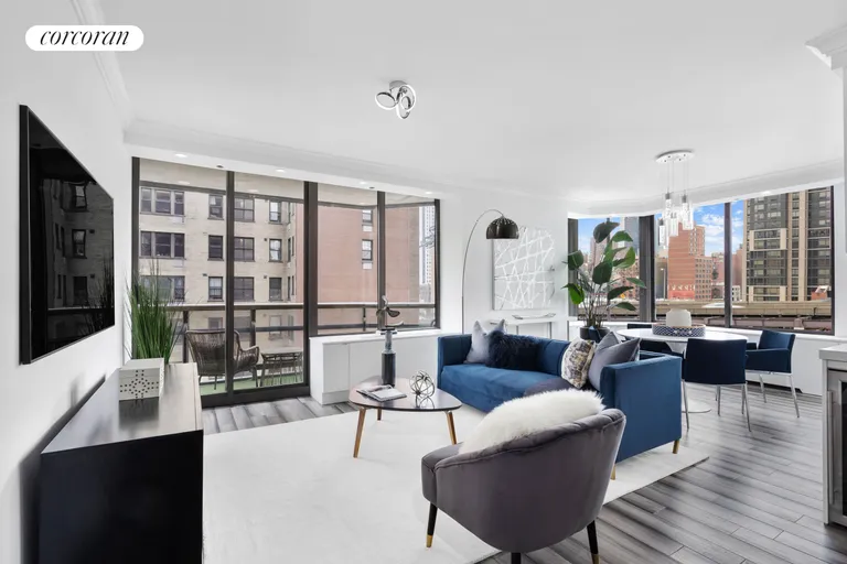 New York City Real Estate | View 418 East 59th Street, 9B | 3 Beds, 3 Baths | View 1