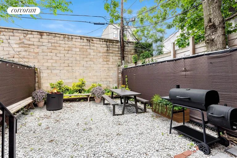 New York City Real Estate | View 1637 Pacific Street | Private backyard | View 6