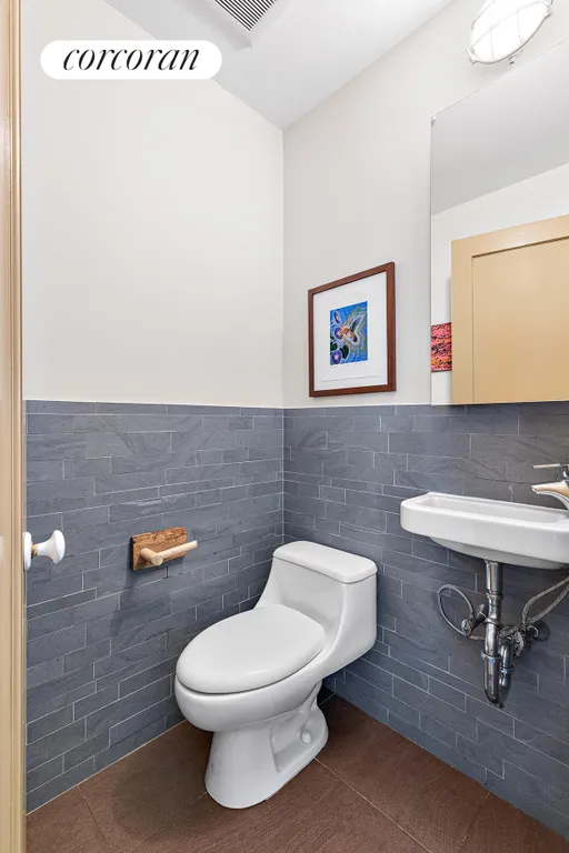 New York City Real Estate | View 100 2nd Place, 1 | Half Bathroom | View 15