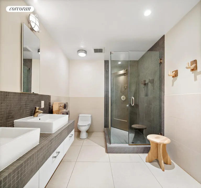 New York City Real Estate | View 100 2nd Place, 1 | Primary Bathroom | View 12