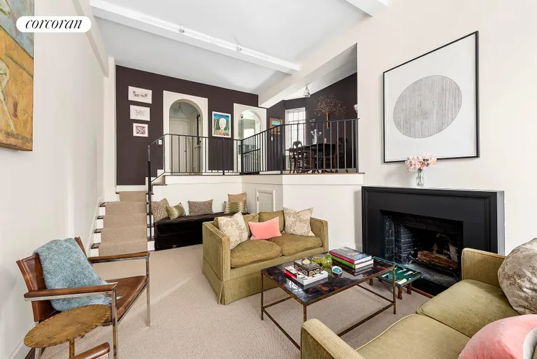 New York City Real Estate | View 71 East 77th Street, 9B | Double Height Living Room | View 2