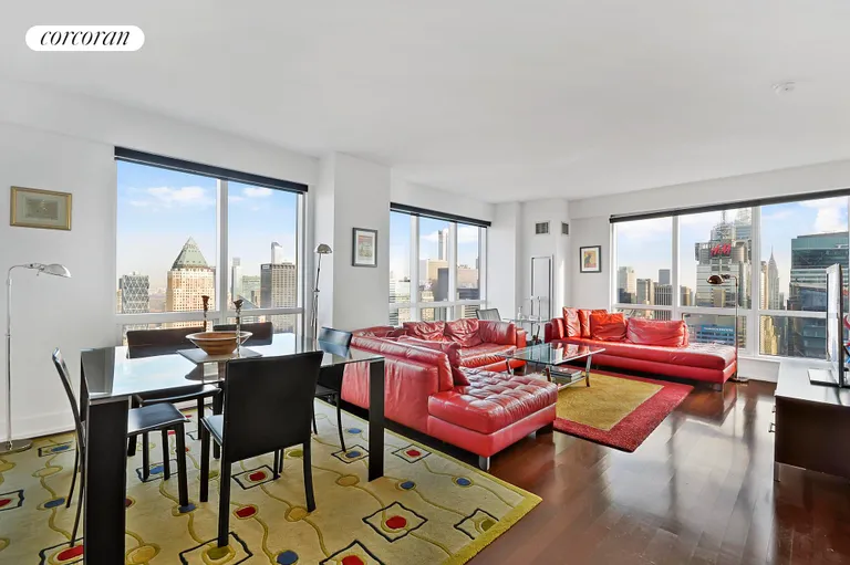 New York City Real Estate | View 350 West 42Nd Street, 59D | 2 Beds, 2 Baths | View 1