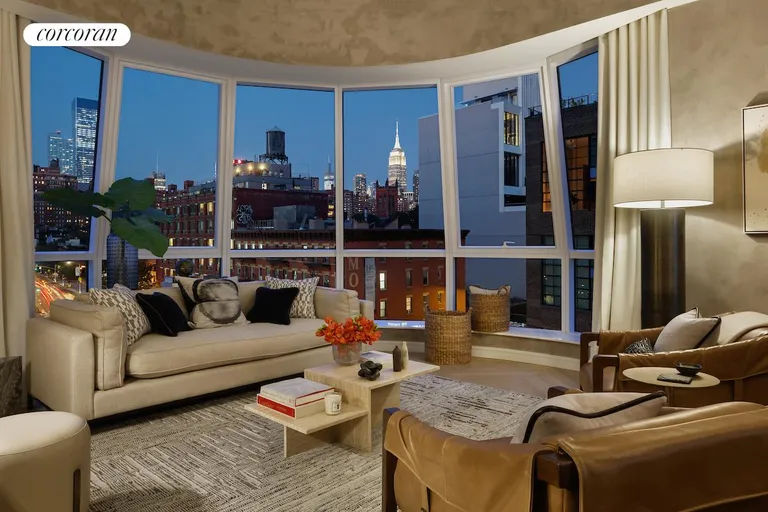 New York City Real Estate | View 515 West 18th Street, 619 | Living Room | View 3