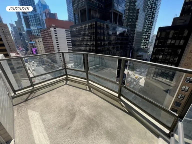 New York City Real Estate | View 159 West 53rd Street, 11E | Large BALCONY | View 9