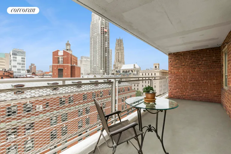 New York City Real Estate | View 549 West 123rd Street, 12F | View from Private Terrace | View 7