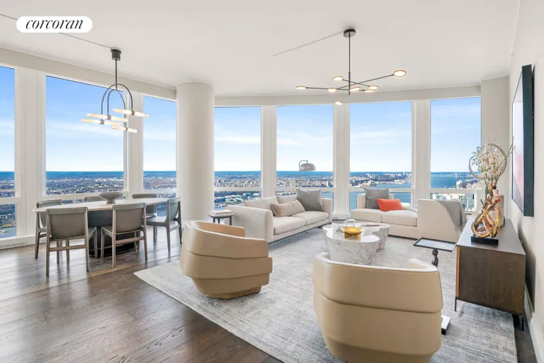 New York City Real Estate | View 35 Hudson Yards, 8702 | 3 Beds, 3 Baths | View 1