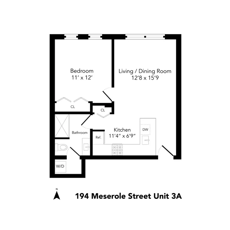 194 Meserole Street, 3A | floorplan | View 6