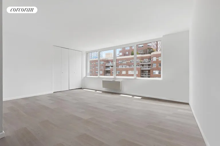 New York City Real Estate | View 353 East 72Nd Street, 15C | South-facing living room | View 3