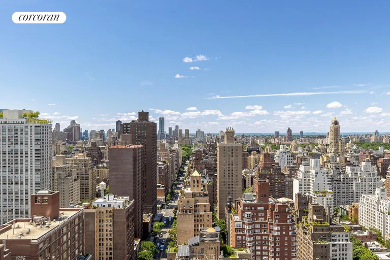 New York City Real Estate | View 353 East 72Nd Street, 15C | Western skyline from roof deck | View 11