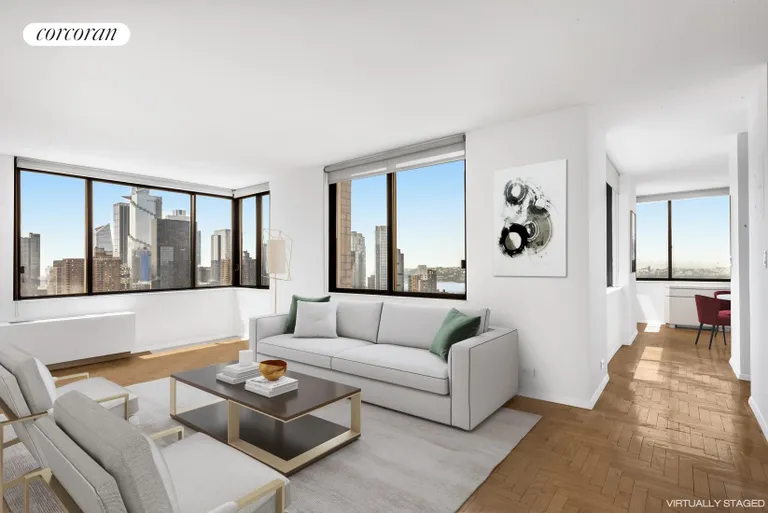 New York City Real Estate | View 350 West 50th Street, PH3B | 2 Beds, 2 Baths | View 1