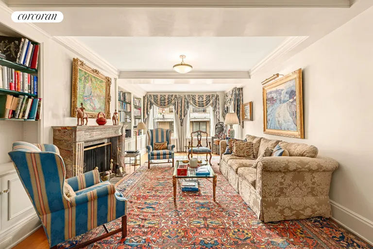 New York City Real Estate | View 47 East 88th Street, 15C | South-Facing Living Room | View 7