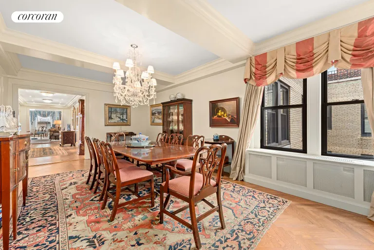 New York City Real Estate | View 47 East 88th Street, 15C | Dining Room Toward Entry & LR | View 10