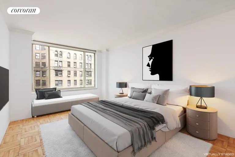 New York City Real Estate | View 308 East 72Nd Street, 12C | STAGED MASTER BEDROOM | View 5
