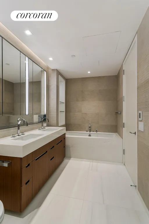 New York City Real Estate | View 1 West End Avenue, 28E | Primary Bathroom | View 5