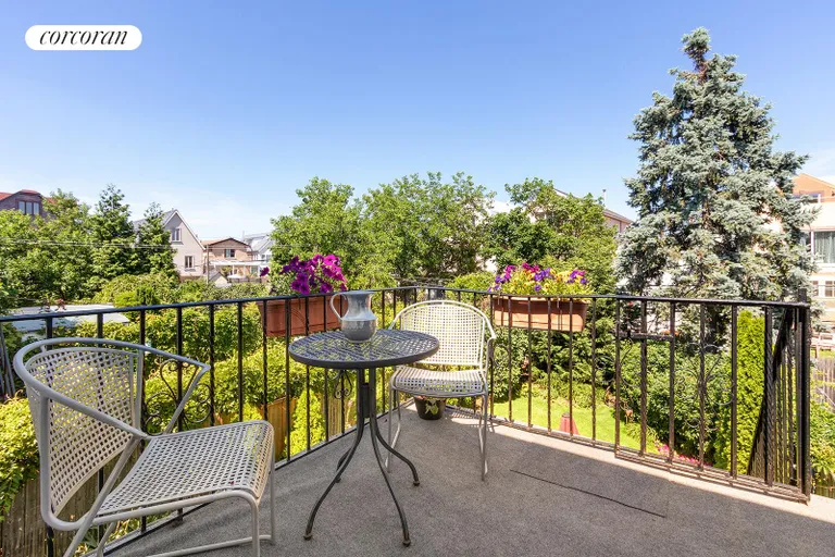 New York City Real Estate | View 131 Mackenzie Street | Deck off the Bedroom | View 9
