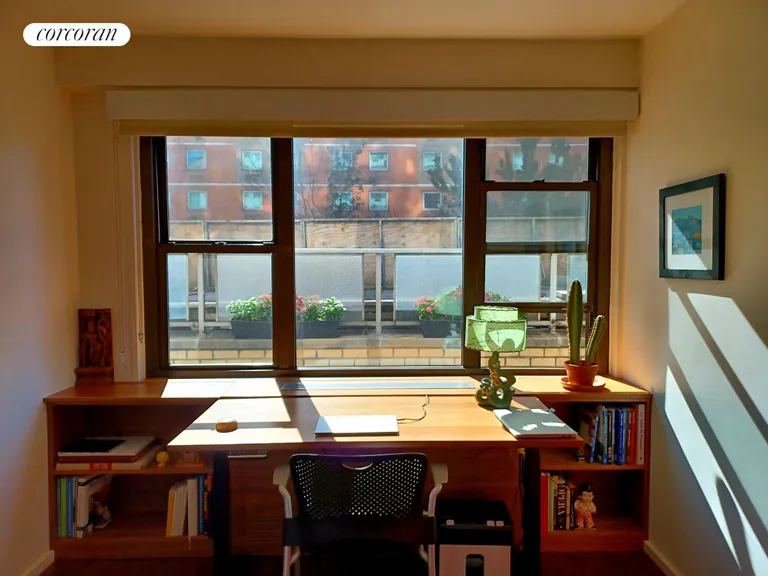 New York City Real Estate | View 115 East 9th Street, 2F | Office Second bedroom windows with | View 11