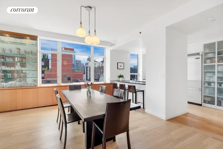 New York City Real Estate | View 201 West 17th Street, 8A | Dining Area | View 5