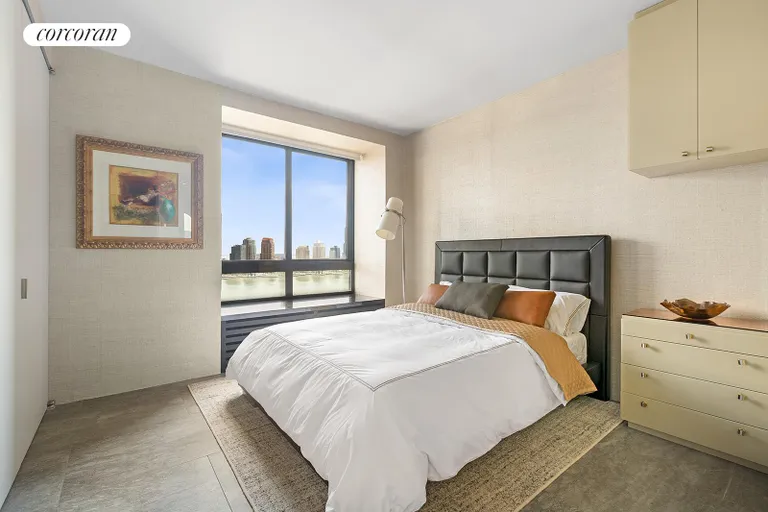 New York City Real Estate | View 100 United Nations Plaza, 23A | East-facing 2nd bedroom | View 9