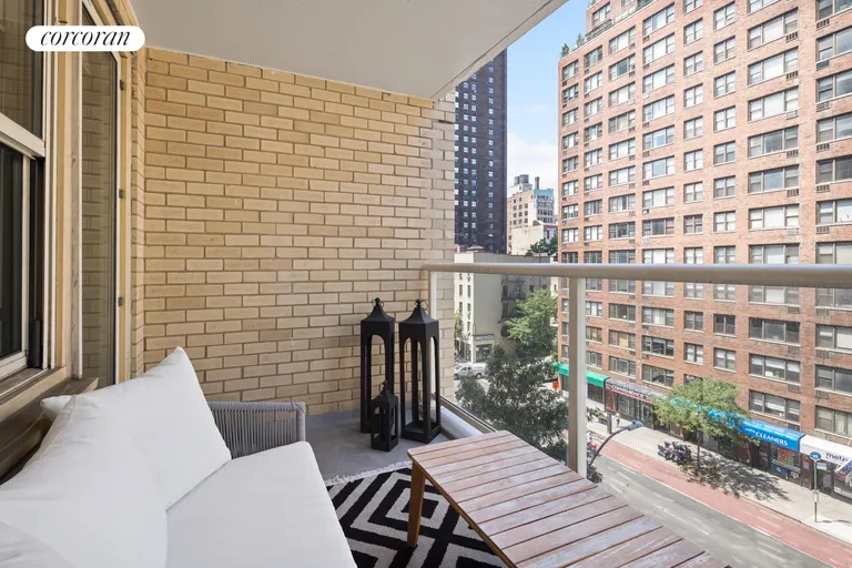 New York City Real Estate | View 305 East 24th Street, 6A | Balcony | View 8