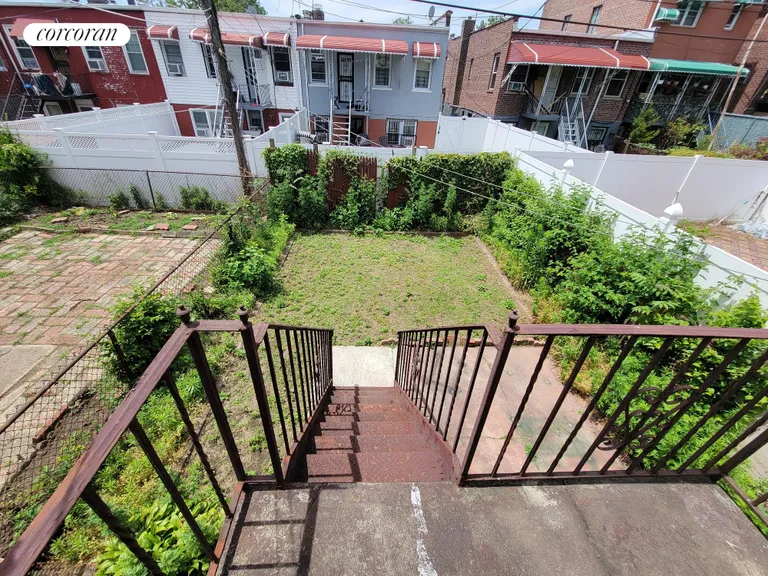New York City Real Estate | View 1078 East 54th Street | backyard | View 8