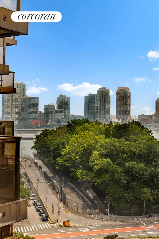 New York City Real Estate | View 100 United Nations Plaza, 11D | View from balcony to East River | View 6