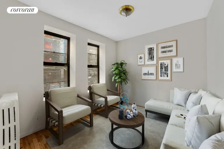 New York City Real Estate | View 242 East 50th Street, 2B | 3 Beds, 1 Bath | View 1