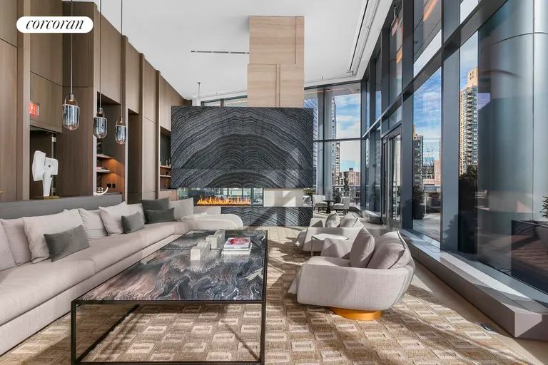 New York City Real Estate | View 30 Riverside Boulevard, 21H | Roof Deck Lounge | View 7