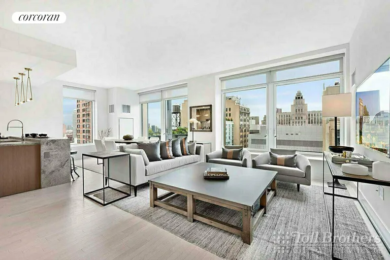 New York City Real Estate | View 91 Leonard Street, 15A | 3 Beds, 3 Baths | View 1