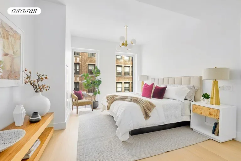 New York City Real Estate | View 15 West 61st Street, 4O | Primary Bedroom | View 3