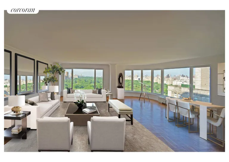 New York City Real Estate | View 200 Central Park South, 26A | 2 Beds, 2 Baths | View 1