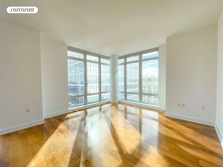 New York City Real Estate | View 2 Northside Piers, 9F | Living Room | View 4