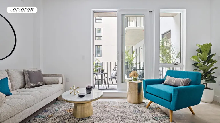 New York City Real Estate | View 323 Lenox Road, 3D | Living Room | View 3