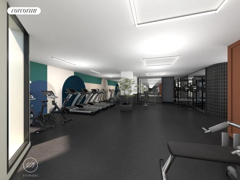 New York City Real Estate | View 323 Lenox Road, 3D | Fitness Center | View 14