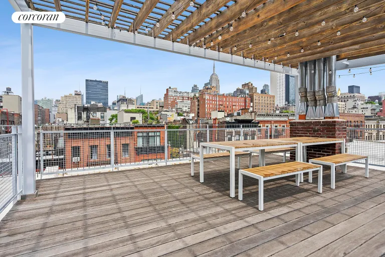 New York City Real Estate | View 256 West 21st Street, 1B | Roof Deck | View 6