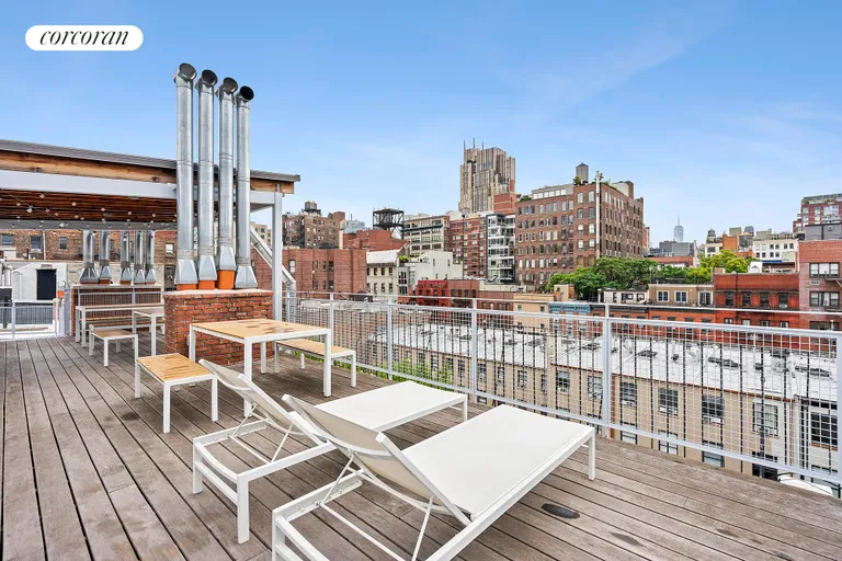 New York City Real Estate | View 256 West 21st Street, 1B | Roof Deck | View 7