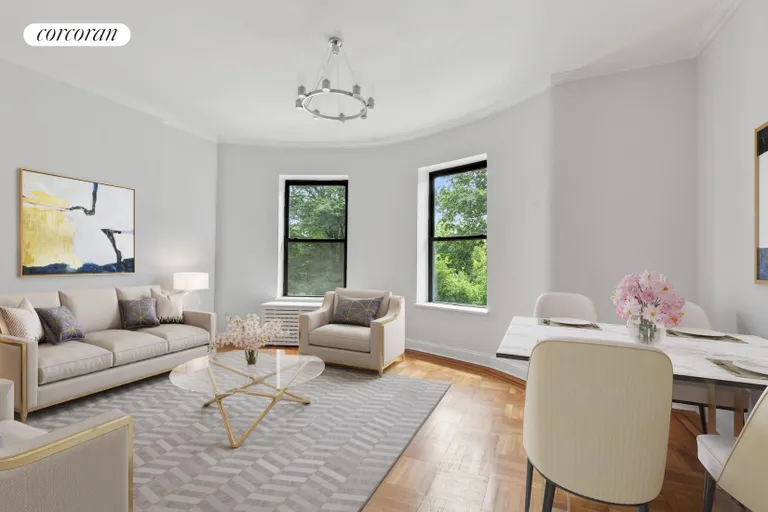 New York City Real Estate | View 418 Central Park West, 28 | 2 Beds, 1 Bath | View 1