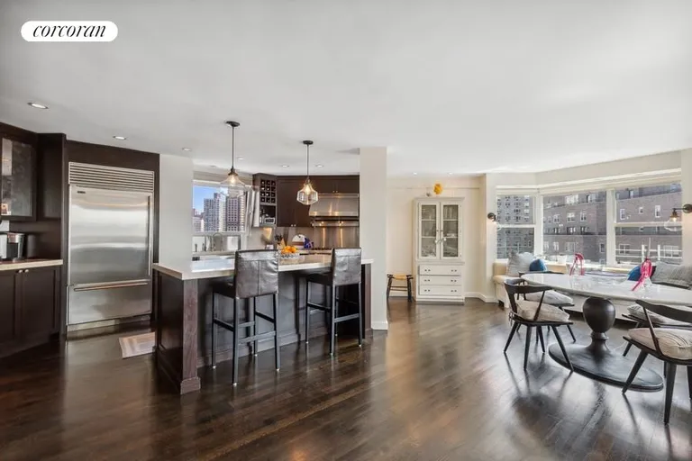 New York City Real Estate | View 460 East 79th Street, 19AF | Kitchen and Dining in Great Room | View 3