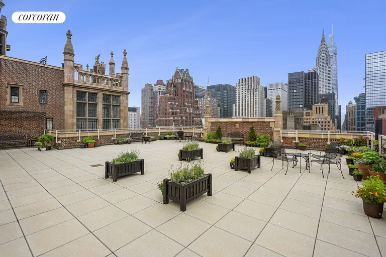 New York City Real Estate | View 45 Tudor City Place, 307 | Roof Deck | View 9