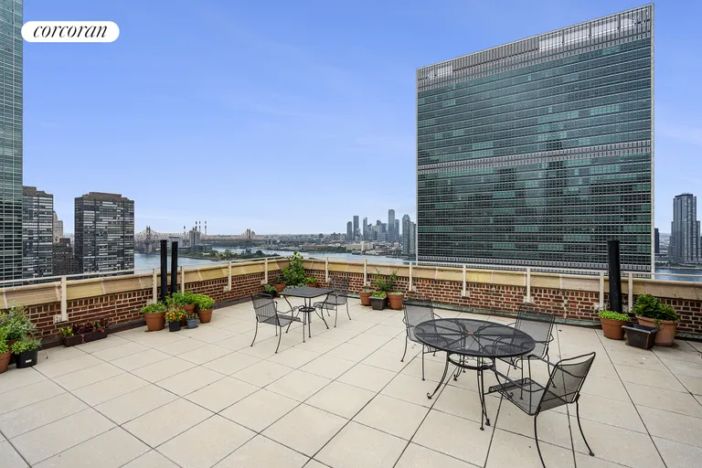 New York City Real Estate | View 45 Tudor City Place, 307 | Roof Deck | View 10