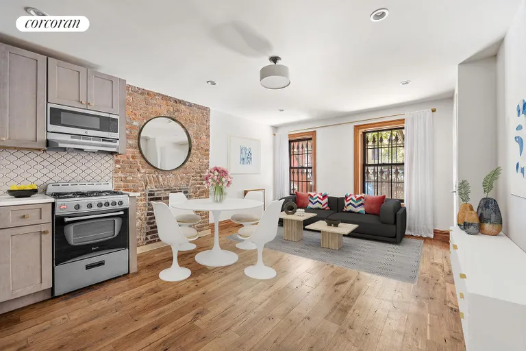 New York City Real Estate | View 405 Throop Avenue, GARDEN | 2 Beds, 1 Bath | View 1