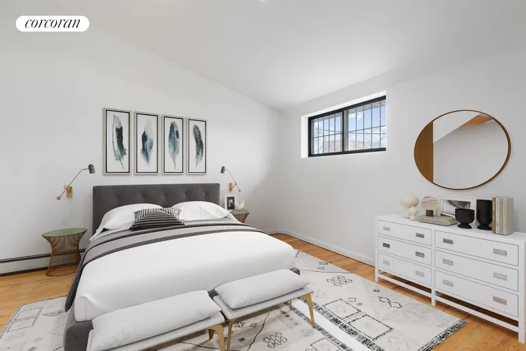 New York City Real Estate | View 422 49th Street, 4F | Virtually Staged Bedroom | View 3