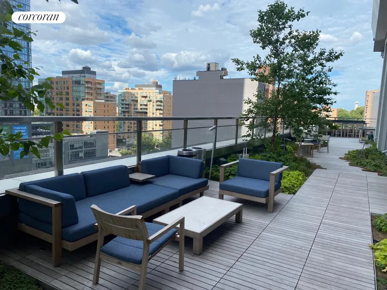 New York City Real Estate | View 138 Willoughby Street, 63H | Outdoor Terrace | View 12