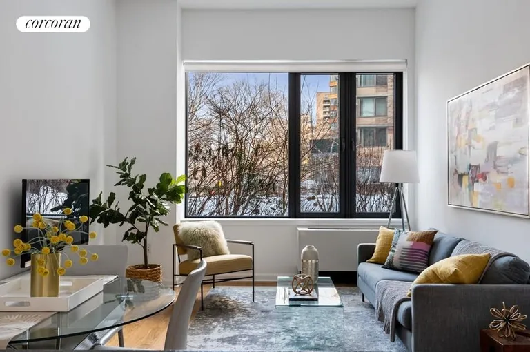 New York City Real Estate | View 455 Main Street, 1C | Living Room | View 3