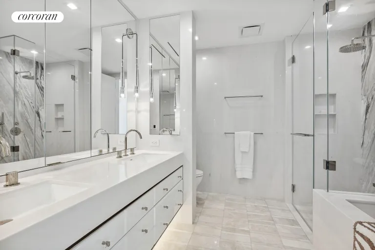 New York City Real Estate | View 200 Amsterdam Avenue, 9B | Primary Bathroom | View 5