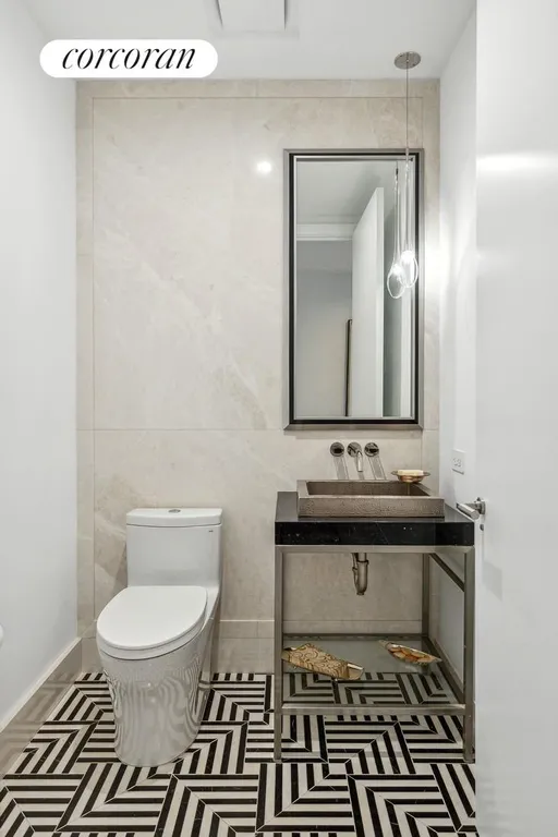 New York City Real Estate | View 200 Amsterdam Avenue, 9B | Half Bathroom | View 7